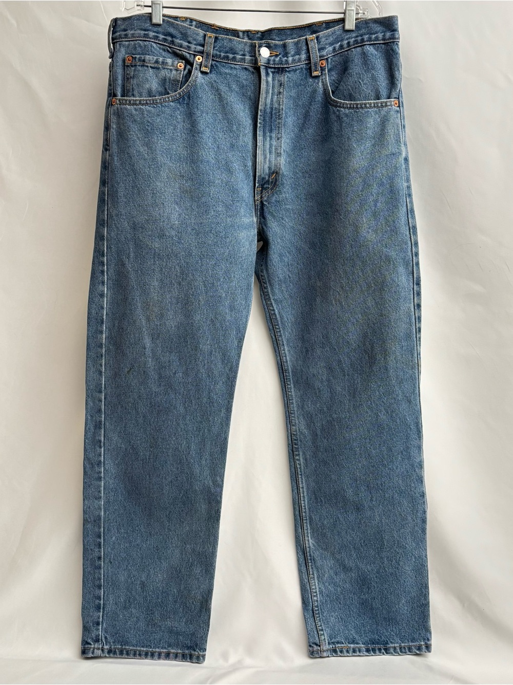 Vintage Levis 505 Jeans Men’s 38x30 Red Tab Straight Fit 90s Canada Batwing